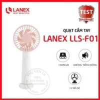 [3 chế độ gió] [Kèm pin dự phòng 1200mah] Quạt mini cầm tay 7.4Wh LANEX LLS - F01