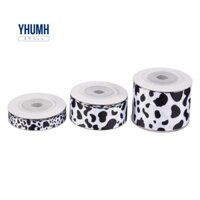 3 Chiếc Trắng Đen Bò In Có Dây Cạnh Ruy Băng Thủ Công Ruy Băng Gói Quà Ruy Băng In Hình Động Vật Ruy Băng Cho Đồ Thủ Công DIY