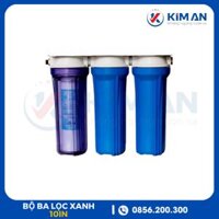 3 CỐC LỌC THÔ 10 INCH XANH