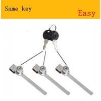 3 Cùng Chìa Khóa Cửa Sổ Trượt Kính Tủ Khóa Có Chìa Khóa Cho Điện Thoại Di Động Trưng Bày Ốp Lưng Đồ Nội Thất Kính Đẩy Cửa Phần Cứng Khóa