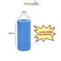 3 Cuộn Khăn Lau Đa Năng Homeeasy HN1010  Xanh Dương