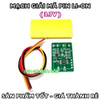 [3 Dây] Mạch giải mã hiển thị pin Li-on xe đạp điện trợ lực Nhật (DIY633)