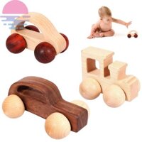 3 Đồ Chơi Bằng Gỗ Ô Tô Cho Bé 6 Đến 18 Tháng Montessori Bé Cầm Xe Đồ Chơi Gỗ Cho Bé Đồ Chơi Nhai Cho Bé Trai Bé Gái Tập Đi SHOPSKC7523