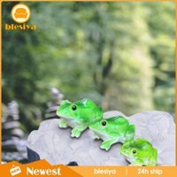 3 Ếch Thu Nhỏ Các Bức Tượng Nhỏ Động Vật Sân Nghệ Thuật Trang Trí Cho Cây Cảnh Kệ Trồng Cây