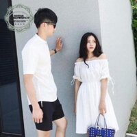 <3 Freeship <3 SET ÁO ĐÔI SƠ MI ĐẦM, ĐỒ CẶP THỜI TRANG