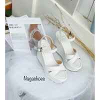 3 GIÀY SANDAL NAGASHOES NAS174 ĐẾ XUỒNG QUAI CHÉO CAO 12P . new ‼️ . new 3 🇻🇳 2020 : : ⁸
