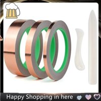 3 Gói Băng Giấy Đồng, Băng Đồng Dẫn Điện Hai Mặt 3 Kích Thước Cho Kính Màu, Thủ Công DIY, Thủ Công, Đàn Guitar