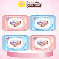3 gói tặng 1 gói khăn ướt Bobby 100 tờ