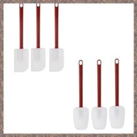 3 Gói Thìa Silicon Chịu Nhiệt, Thìa Silicon, Thìa Cạp Cao Su 10 Inch, Sử Dụng Nhà Bếp