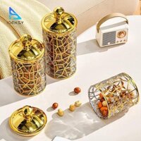 3 Hộp Cà Phê Đa Năng Nhà Bếp Di Động Cookie Bình Bảo Quản Thực Phẩm Hộp Đựng Trà Thiếc Lon Cho Kẹo Gia Vị Đường