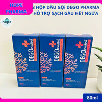 3 Hộp Dầu Gội Dego Pharma 80ml – Hỗ Trợ Làm Sạch Da Đầu, Giảm Gàu Ngứa
