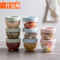 3 hộp đựng đồ ăn nhẹ du lịch mini dễ thương, hộp nhựa bảo quản thực phẩm tươi, hộp kín YKGK