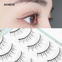 [3 hộp] Lông mi khói, mi giả đen, Mi kéo dài không khí, Mi kéo dài, trang điểm, mi giả tự nhiên, mi cotton