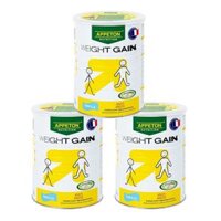 3 Hộp Sữa Appeton Weight Gain tăng cân cho người gầy 450g