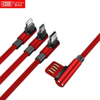 [3 in 1] Cáp sạc 3 Gấp đầu chống đứt For Gamer Earldom 027