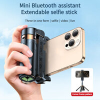 3 IN 1 cho điện thoại Gậy chụp ảnh tự sướng Bluetooth có 2025 Mới JC25 Mini Ảnh Tự Sướng Stick Quadpod 360 Xoay camera điện thoại di động Ma Thuật Du Lịch Xách Tay Phổ Mặt Đất Ảnh Tự Sướng Stick
