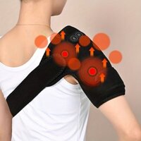 3 in 1 Heating Massage Knee Pad 3 Gear Heating Control USB Rechargeable Vibrating Shoulder Toggle Ankle Protector for Sp