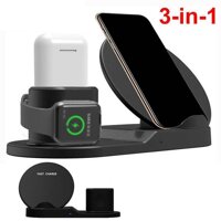 3 In1 Sạc Nhanh Dock Đứng Cho Airpods iPhone X XR XS Edge dành GALAXY Galaxy S8/S8 NOTE Mate LG S6/S6 Mate note Plus Cho Huawei Edge 20 S9/S9 + Cho cho 5 Plus Galaxy 8/9 Pro Samsung S7/S7 RS Cho Cho G2/G3/G6/V30 Huawei H6Q9