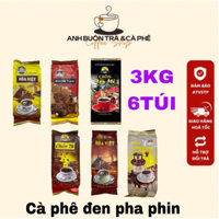 3 KG 6 GÓI CÀ PHÊ  KHÁC NHAU VỀ TRỘN CHUNG- CÀ PHÊ HƯƠNG CHỒN- CÀ PHÊ BỘT -CÀ PHÊ TRỘN 79N1