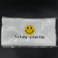 3 Kg Túi Nilon Đựng Ly 2 Ngăn Losupply - Bịch Xốp 2 Ngăn Dành Cho quán Trà Sữa