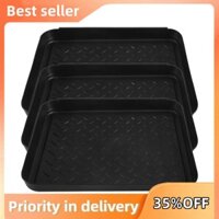 3 Khay Khởi Động Hạng Nặng Giày Thảm Khay, Khay Bảo Quản, Bát Chó Hoặc Thảm Bát Mèo Bẫy Bùn Để Bảo Vệ Sàn 13.7X10.8 Inch