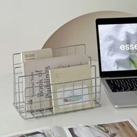 3 Khe Cắm Kim Loại Để Bàn Tập Tin Giấy Sắp Xếp Chữ Cái Giá Đỡ, Sắt Để Bàn Kệ Tài Liệu Khay Lưu Trữ, Kệ Sách Trang Trí Tạp Chí Giá Treo Báo Cho Văn Phòng Trường Học Tại Nhà