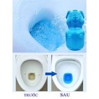 3 Lọ heo gấu thả bồn cầu toilet khử mùi hôi và diệt vi khuẩn tận gốc (Đài Loan)