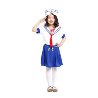 3 Mảnh Carnival Bên Cô Gái Thủy Thủ Cosplay Ưa Thích Ăn Mặc Quần Áo Hải Quân Halloween Trang Phục Phù Hợp Với