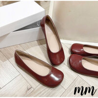 (3 màu+ảnh thật )Giầy búp bê đế bệt,chất da mềm đẹp, hàng qc đi bao thích