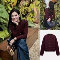 (3 MÀU) ÁO KHOÁC CARDIGAN LEN DỆT KIM ZARA XUẤT NỮ CHẤT LEN DÀY DẶN KHÔNG BAI XÙ MÀU KEM ĐEN ĐỎ - 3991/118 6427/144
