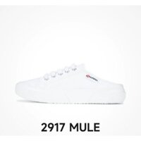 3 màu Superga cotu Mule nguyên bản 100% màu trắng