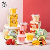 [3 miếng 20% off ] Want Want Jelly Pudding, Jelly Pudding vị xoài dâu, vi khuẩn lactic acid bơ