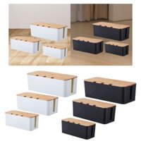 3 Miếng Cáp Quản Lý Dây Hộp Tổ Chức Thời Trang Đa Năng Phong Cách Dây Cáp Tổ Chức Hider Cho Tivi Dây Router