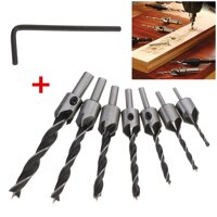 3 Mm-10 Mm 7 Pcs HSS 5 Sáo Mũi Khoan Bộ Mũi Khoan Có Ngăn Gỗ