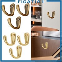 3 Móc Đa Năng Đồng Thau Đa Năng Móc Quần Áo Móc Áo Móc Treo Tường Đồng