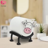 3 Nhựa ABS Ngộ nghĩnh Bồn Cầu Cuộn Để Bàn Bò Phong Cách Vệ Sinh Giấy Đựng Tương Thích Cho 38 Và 42 mm Cuộn SHOPSKC7611