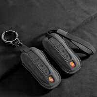 3 Nút Da Chìa Khóa Xe Ô Tô Dành Cho Porsche Panamera Cayenne 971 911 9YA Macan Boxster Tự Động Chìa Khóa Fob Giá Đỡ Móc Khóa