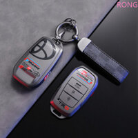 3 Nút Mới TPU Xe Từ Xa Chìa Khóa Dành Cho Xe Toyota Prius Camry Corolla C-HR CHR RAV4 Prado 2018-2025 Túi Bảo Vệ Chìa Khóa Fob