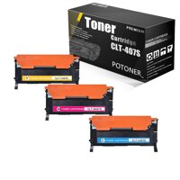 3 Pack (1C+1Y+1M) CLT-407S(C407S Y407S M407S) Compatible Toner Cartridge Replacement for Samsung CLX-318x CLX-3185 Series CLX-3185FN CLX-3185FW CLX...