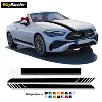 3 Phiên Bản 1 AMG Sọc Miếng Dán Sợi Carbon Vinyl Decal Cho Xe Mercedes Benz C236 Coupe A236 Cabrio CLE Lớp 2024 Phụ Kiện