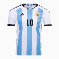 3 SAO Tin tức cuối cùng 2022 Đội tuyển Argentina Sân khách Bóng đá Áo sơ mi đen Nam Người hâm mộ