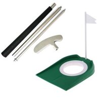 3-Section Right Golf Putter Club With Putting Cup Hole Trainer