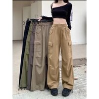 3 SIZE 45-65KG TÙY CHIỀU CAO] QUẦN KAKI TÚI HỘP MÃ 049 LƯNG THUN CHẤT KAKI MỀM QUẦN DÀI 100CM ỐNG RỘNG 30CM HOT TREND