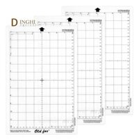 3 Thảm cắt thay thế Thảm dính có lưới đo 8 x 12 Inch cho Silhouette Cameo Cricut Khám phá máy vẽ