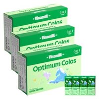 3 Thùng Sữa uống dinh dưỡng Optimum Colos 180ml (Lốc 4 hộp) new