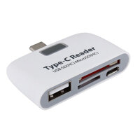3 Trong 1 Adapter Thẻ Nhớ USB 3.1 Loại C USB-C TF SD Đầu Đọc Thẻ OTG Cho Máy Tính Xách Tay Điện Thoại Máy Tính Bảng đa Chức Năng Đọc Thẻ