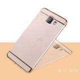 3 trong 1 cái Lưng Bảo Vệ Bao Da Cho Sam sung Galaxy J7 Prime (Vàng)-quốc tế