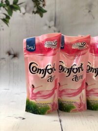 3 Túi Nước xả vải comfort hồng 580ml - Thái Lan