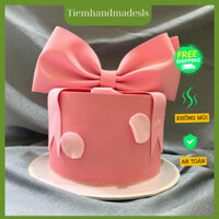 30 Bánh Sinh Nhật Mô Hình hồng Nơ Hồng, đạo cụ chụp ảnh, quay video