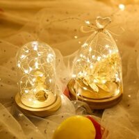 30 cái đèn led đom đóm đèn fairylight trang trí hộp quà bó hoa giáng sinh noel tết màu vàng dài 1m